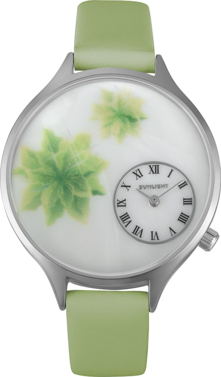 Часы наручные женские Sunlight, цвет: зеленый. 380ASI-02LG