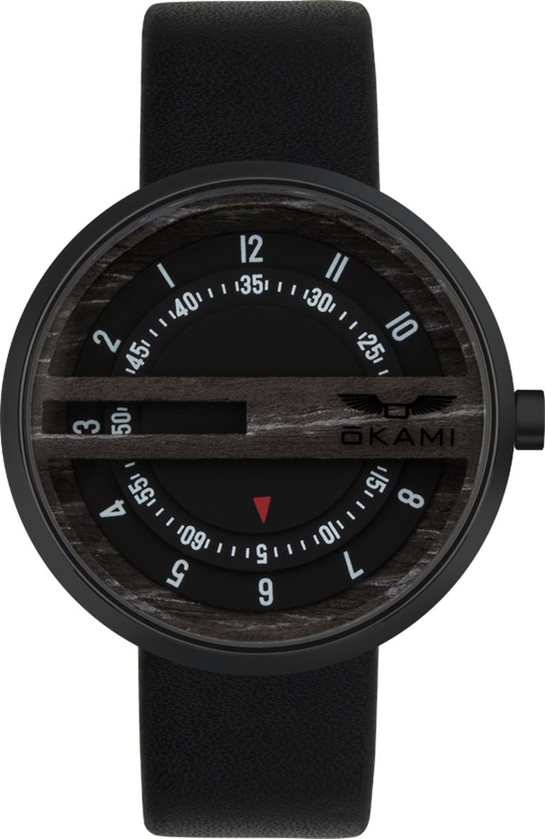 Часы наручные мужские Okami, цвет: черный. K008ABB-01LB