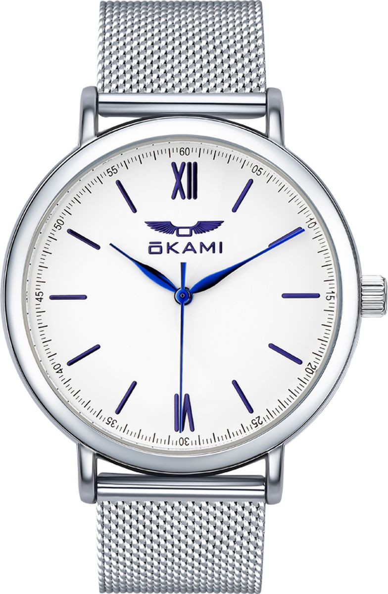 Часы наручные женские Okami, цвет: серебристый. K392ASW-01BM