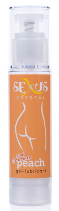 Sexus Lubricant Анальный гель-лубрикант на водной основе для женщин с ароматом персика Crystal Peach Anal, 60 мл