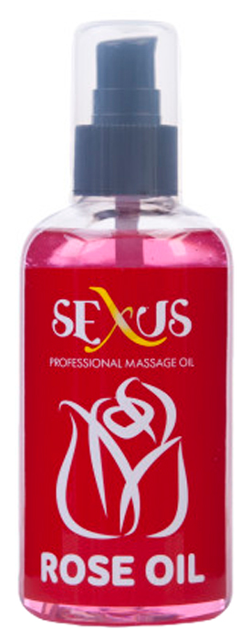 Sexus Lubricant Массажное масло с ароматом розы Rose Oil, 200 мл