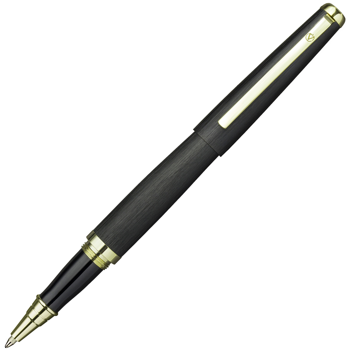 Flavio Ferrucci Ручка роллер Metallico цвет футляра черный цвет чернил черный