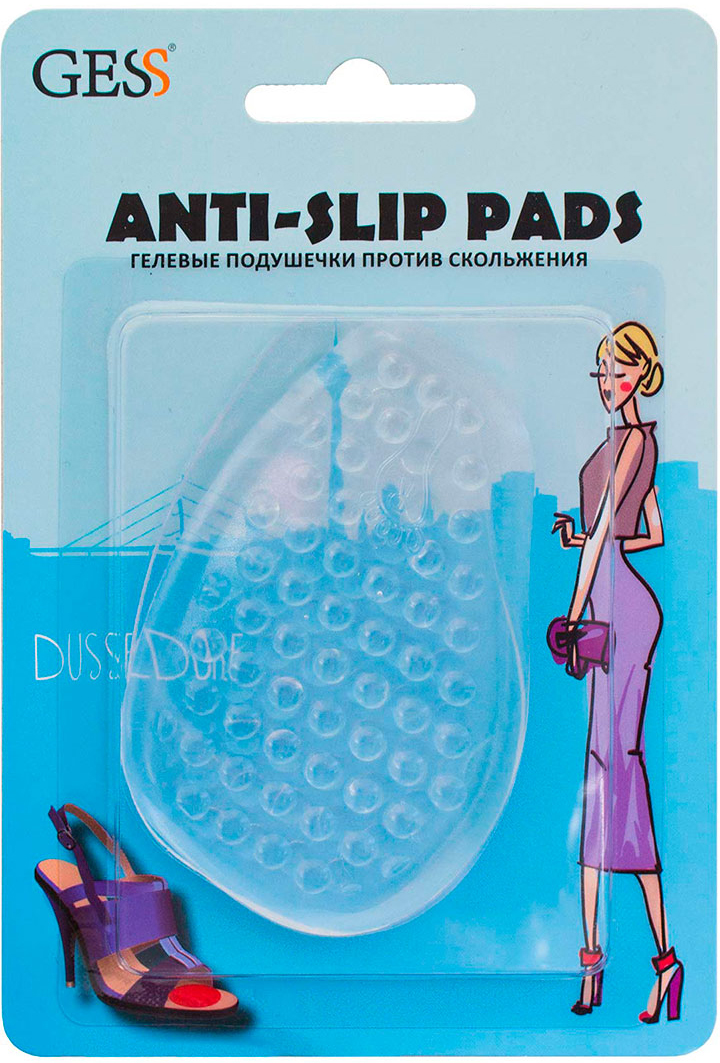 Gess Гелевые подушечки против скольжения Anti-Slip Pads