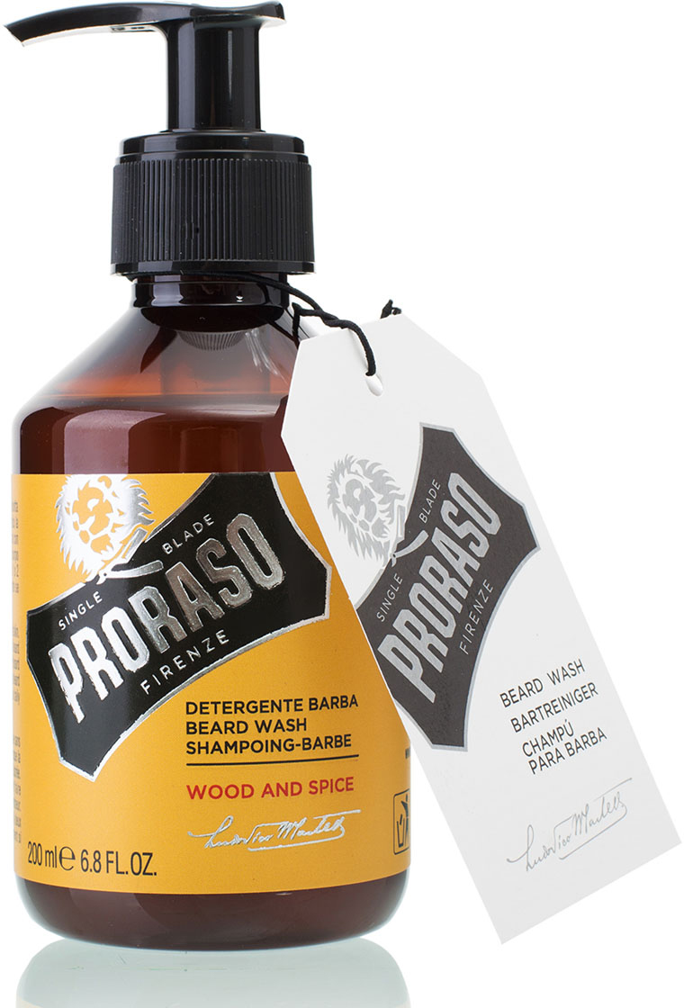 Proraso Шампунь для бороды Wood and Spice 200 мл proraso wood and spice cream крем для бритья 275 мл