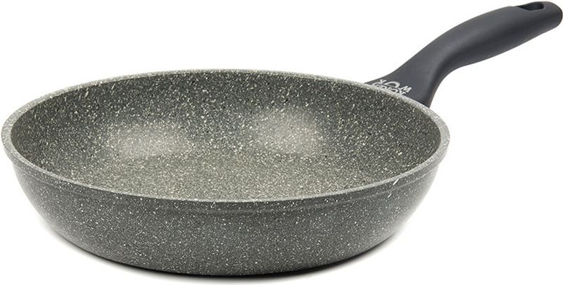 Сковорода "Korea Wok", с антипригарным покрытием, цвет: серый. Диаметр 26 см. KWF2621MS Сковорода "Korea Wok" выполнена из литого алюминия с новым антипригарным пятислойным эко-покрытием MEGA STONE. Бакелитовая ручка со специальным прорезиненным покрытием SOFT TOUCH. Подходит для всех типов плит. Можно мыть в посудомоечной машине. 5 лет гарантии! Диаметр: 26 см.