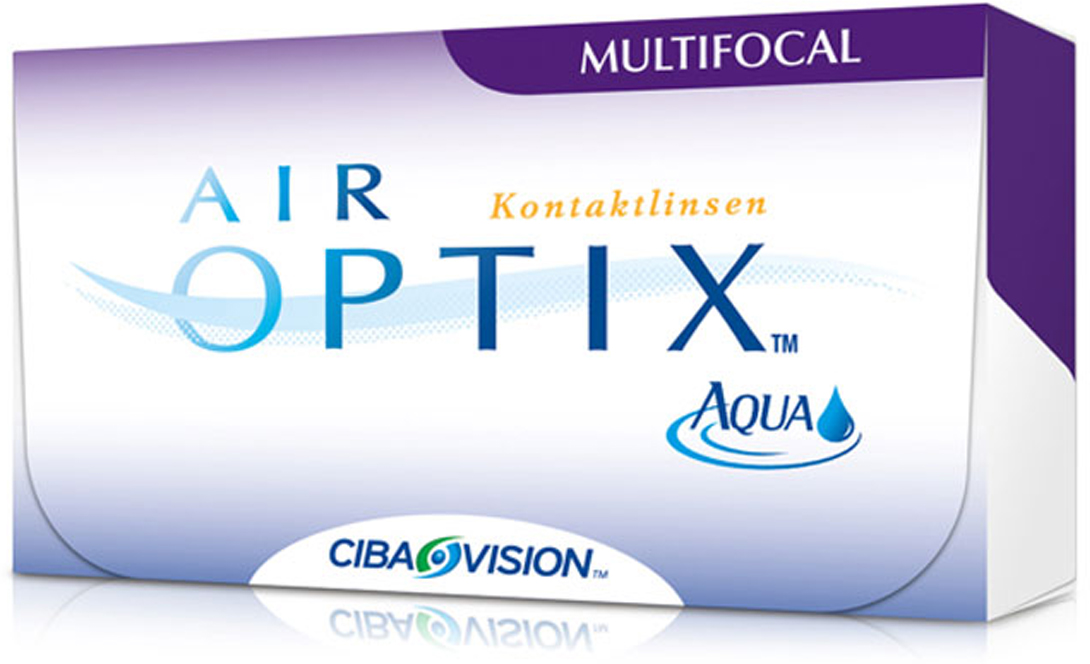 Alcon-CIBA Vision контактные линзы Air Optix Aqua Multifocal (3шт / 8.6 / 14.2 / +0.75 / Med)