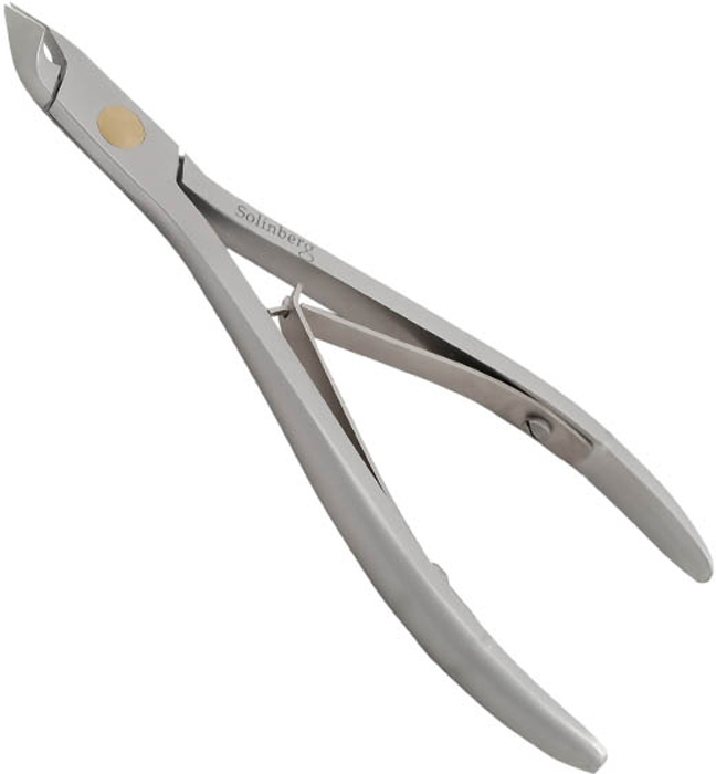 Кусачки маникюрные Solinberg 709 Pro Line(Cobalt) (проф. р/з ) две пружины, лезвия 9mm., L-120 mm кусачки маникюрные eleon кусачки маникюрные