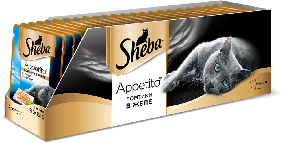 Консервы для взрослых кошек Sheba 