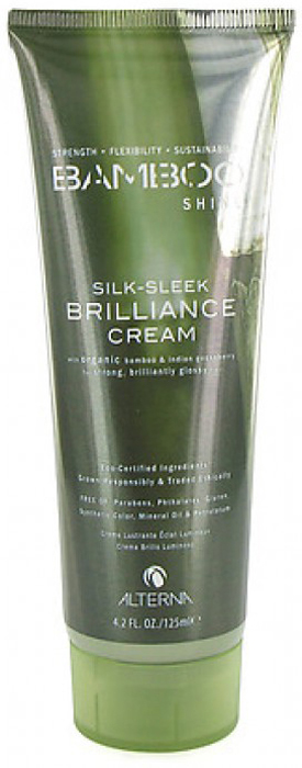 Alterna Несмываемый крем для сияния и блеска волос Bamboo Luminous Shine Silk-Sleek Brilliance Cream 125 мл
