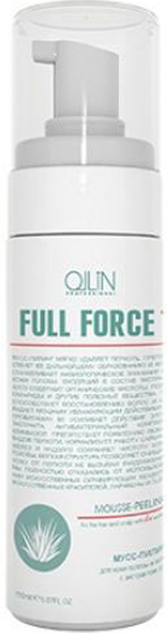 Ollin Мусс-пилинг для волос и кожи головы с экстрактом алоэ Full Force Mousse-Peeling For Hair&Scalp 160 мл