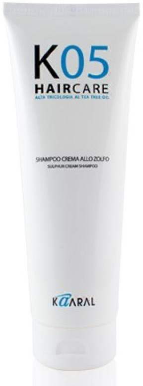 Kaaral Крем-шампунь на основе серы K05 Shampoo Sulphur cream, 200 мл