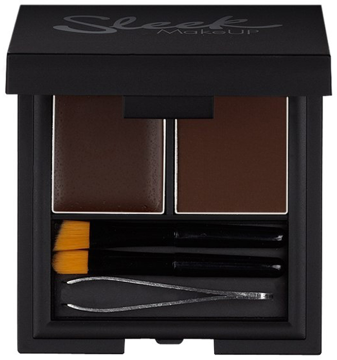SLEEK MAKEUP Набор для бровей BROW KIT Extra Dark 819, 0.050гр sleek makeup набор для бровей light brow kit