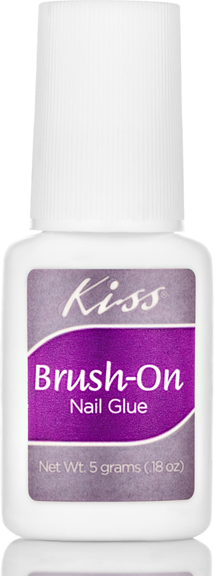 Kiss Клей для ногтей c кисточкой Kiss Brush-on Nail Glue DGBGL02, 5 гр