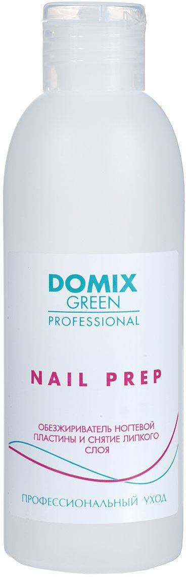 Domix Green Professional 2 в 1: Обезжириватель ногтевой пластины и средство снятия липкого слоя, 1 л