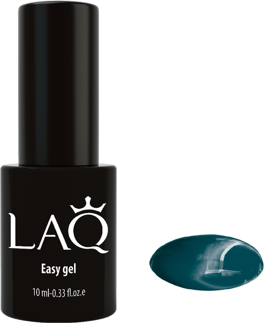 LAQ Гель-лак Easy Gel темно-зеленый ,10 мл