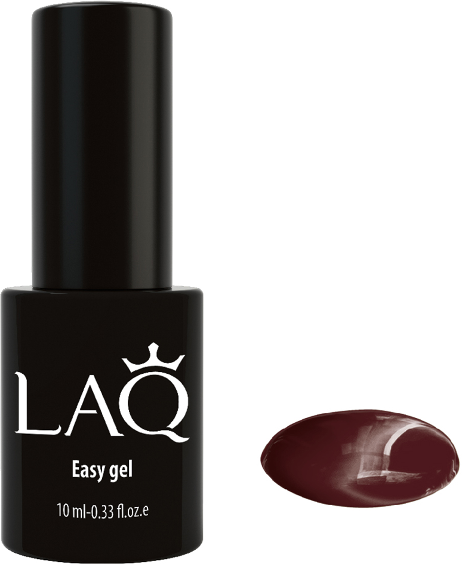 LAQ Гель-лак Easy Gel темно-коричневый ,10 мл