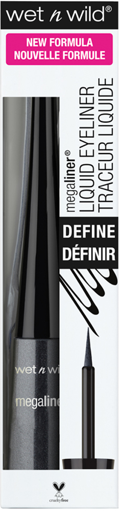 Wet n Wild Подводка Для Глаз Megaliner Liquid Eyeliner Traceur Liquide E8711 black noir