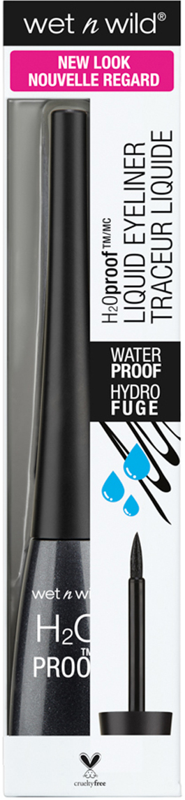 Wet n Wild Подводка Для Глаз Megaliner Liquid Eyeliner Traceur Liquide H20 water proof e879 black noir