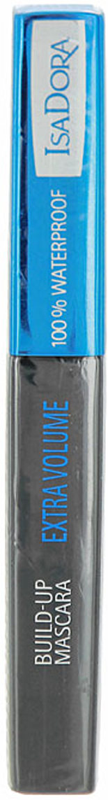 Тушь для ресниц Isa Dora Build-up Mascara, экстра объем, водостойкая, тон №20, цвет: черный, 12 мл водостойкая тушь для ресниц 7 мл lebelage