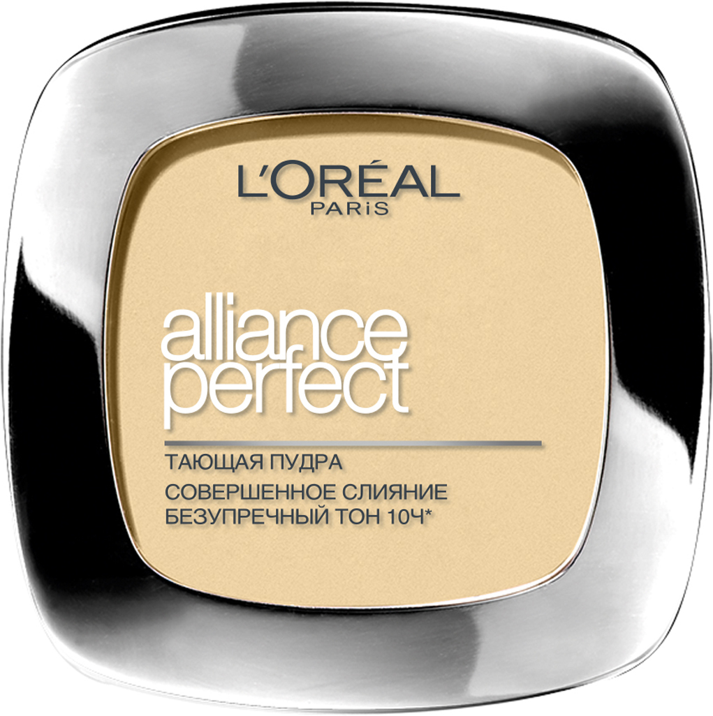 L'Oreal Paris Пудра Alliance Perfect, Совершенное слияние, выравнивающая и увлажняющая, оттенок N2, 9 г пудра