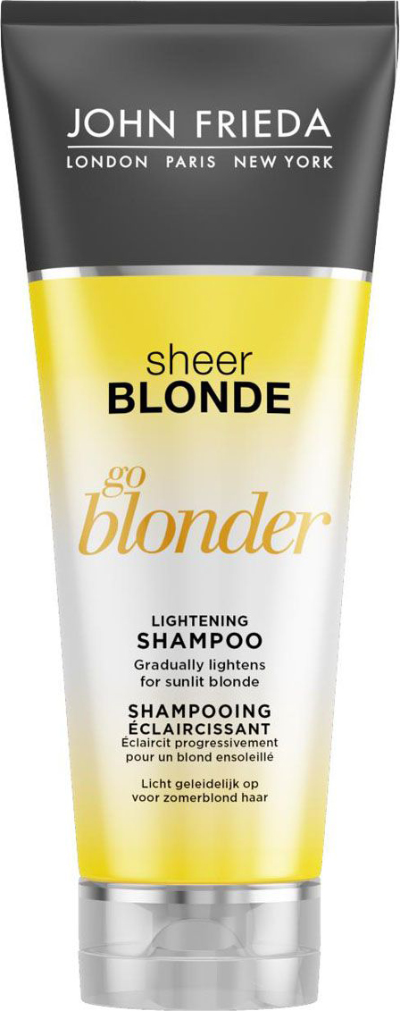 John Frieda Шампунь осветляющий для натуральных, мелированных и окрашенных волос Sheer Blonde Go Blonder 250 мл