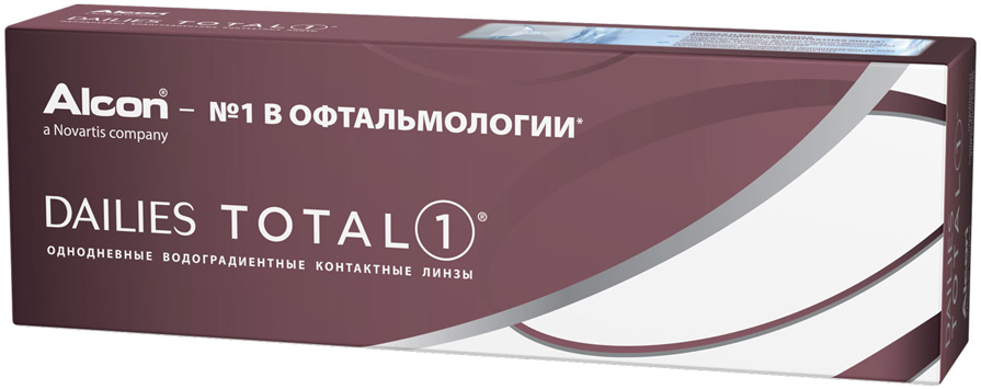 Alcon контактные линзы Dailies Total 1 30pk /-1.00 / 8.5 / 14.1