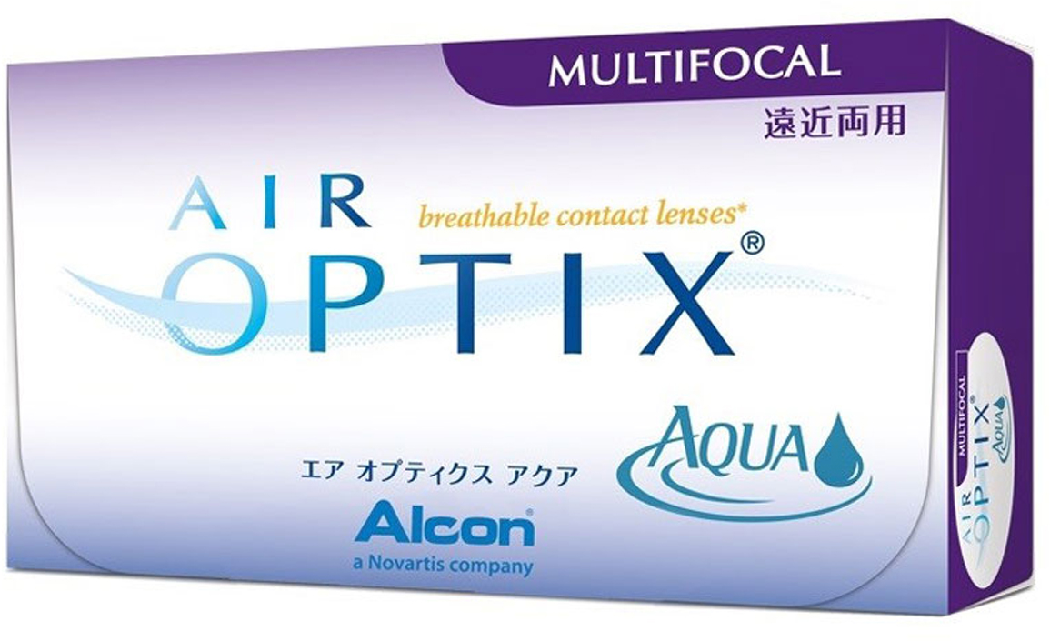 Alcon-CIBA Vision контактные линзы Air Optix Aqua Multifocal (3шт / 8.6 / 14.2 / -1.75 / Low)
