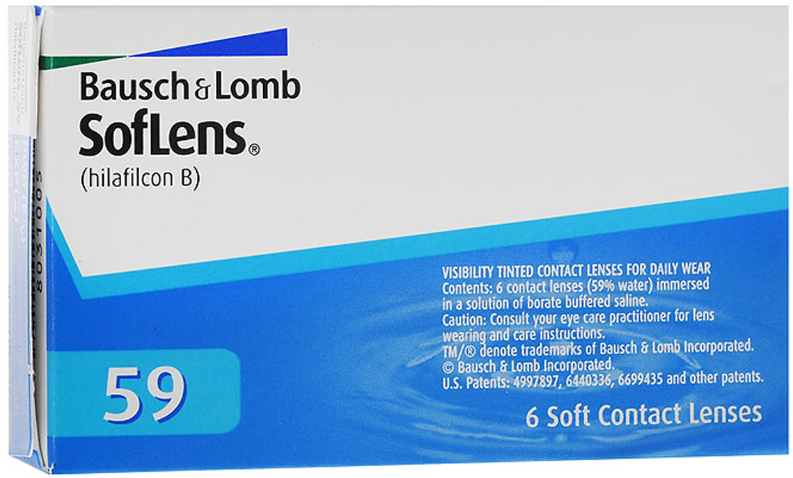Bausch + Lomb контактные линзы SofLens 59 (6шт / 8.6 / -3.75)