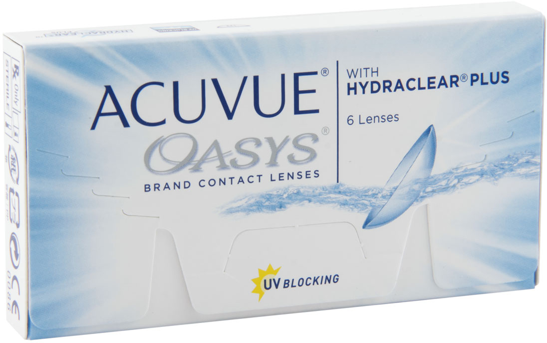 Johnson & Johnson контактные линзы Acuvue Oasys (6шт / 8.8 / -1.25)