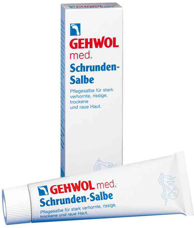 Gehwol Med Shrunden-Salbe - Мазь от трещин на ногах, 75 мл