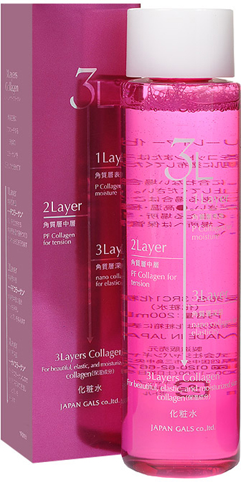 Japan Gals Лосьон для лица 3 Layers, 200 мл лосьон для лица japan gals лосьон для лица