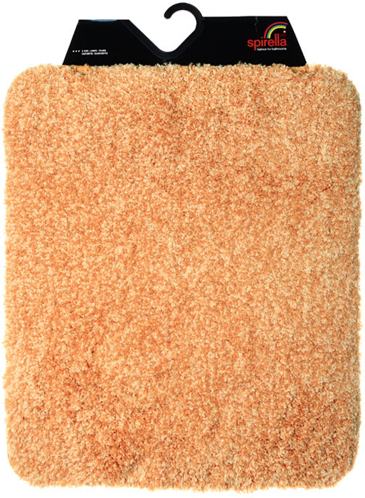 Коврик для ванной комнаты "Gobi" оранжевого цвета выполнен из полиэстера высокого качества. Прорезиненная основа коврика позволяет использовать его во влажных помещениях, предотвращает скольжение коврика по гладкой поверхности, а также обеспечивает надежную фиксацию ворса. Коврик добавит тепла и уюта в ваш дом.             Характеристики:  Материал: 100% полиэстер. Размер:  55 см х 65 см. Производитель: Швейцария. Изготовитель: Китай. Артикул: 1012530.