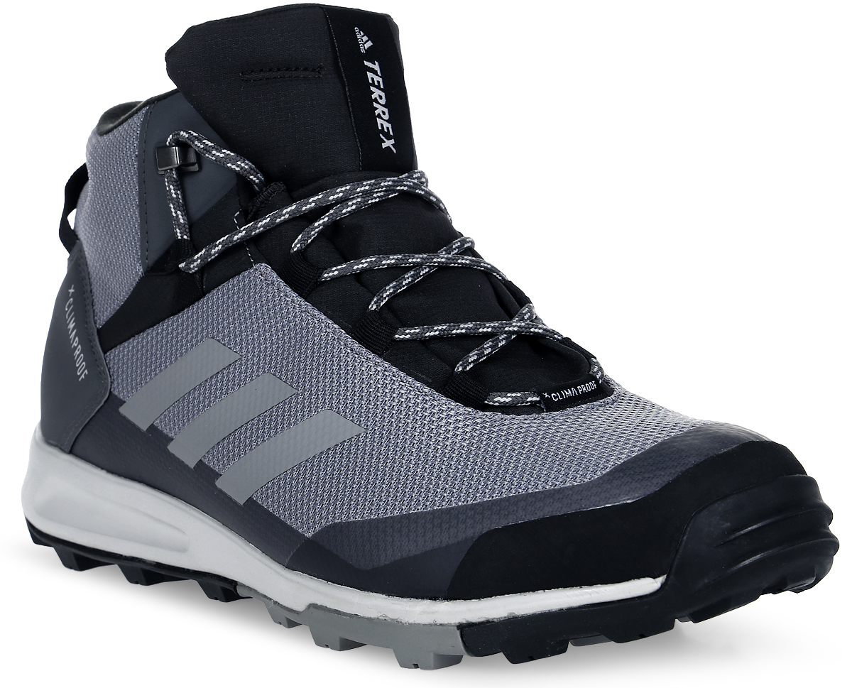 Ботинки мужские Adidas Terrex Tivid Mid Cp, цвет: серый. S80934. Размер 9,5 (42,5)