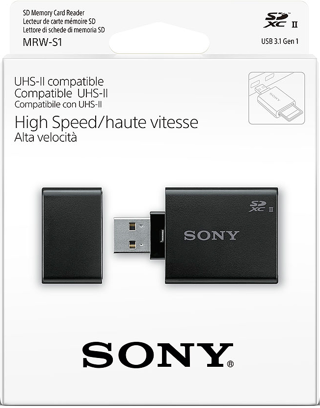 Sony MRW-S1 UHS-II/USB 3.1 Gen 1 картридер для SD карт