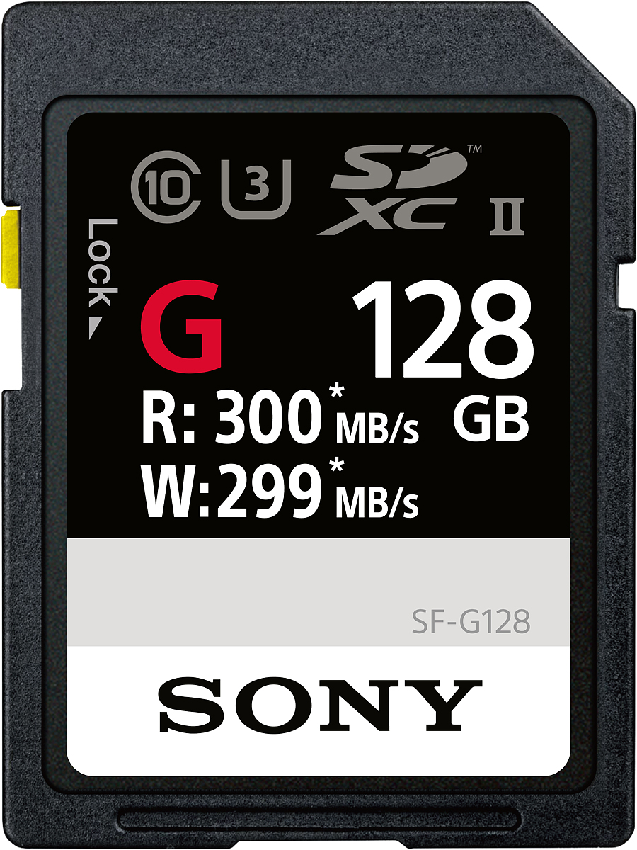Sony SF-G SDXC Class 10 UHS-II U3 128GB карта памяти