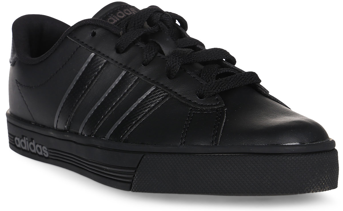Кеды для мальчика Adidas Neo Daily Team K, цвет: черный. BC0157. Размер 30 (29)