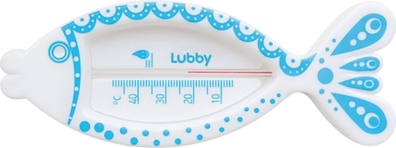 Lubby Термометр в ванную Рыбка цвет белый голубой