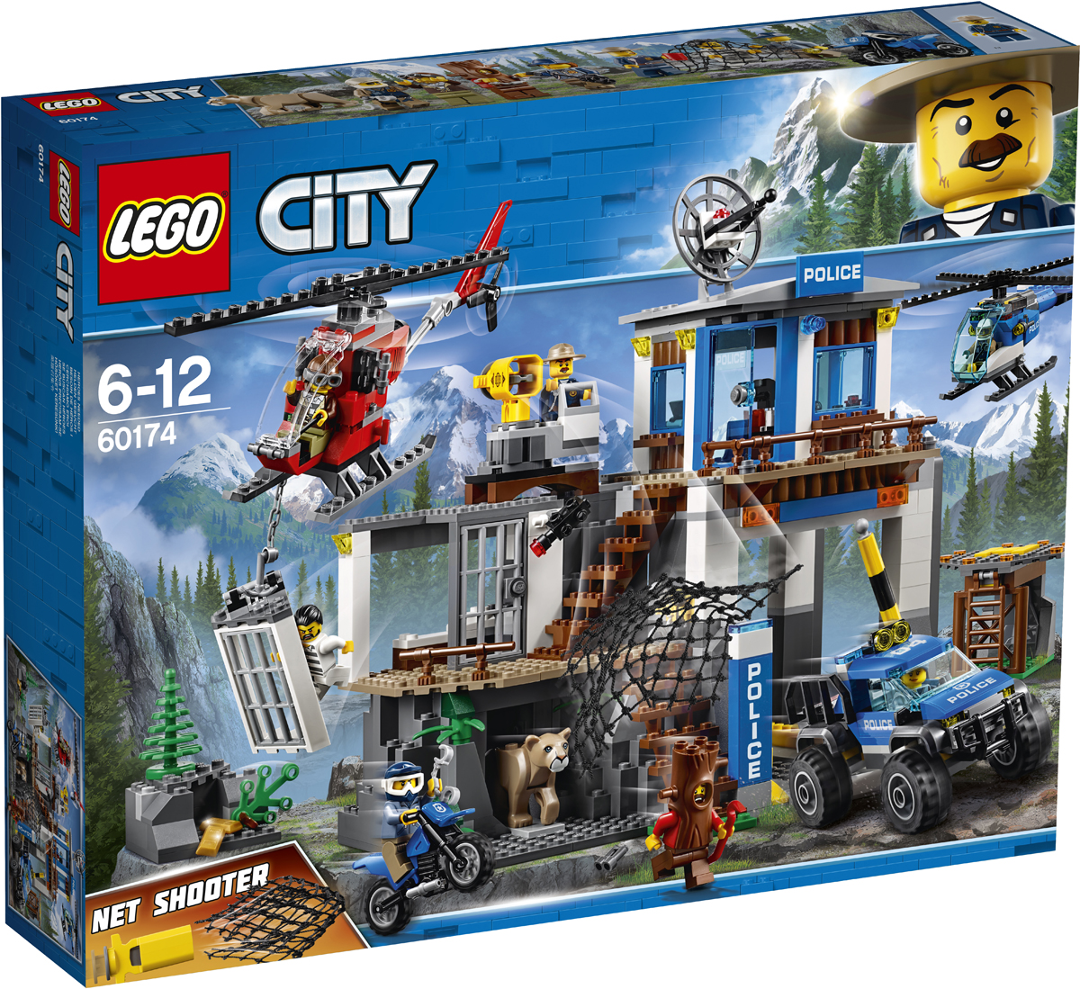 LEGO City Police Конструктор Полицейский участок в горах 60174
