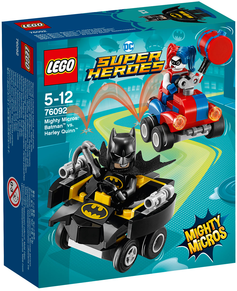 LEGO Super Heroes Конструктор Mighty Micros Бэтмен против Харли Квин 76092