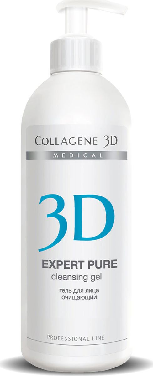 Medical Collagene, 3D Гель очищающий для лица Expert Pure 500 мл