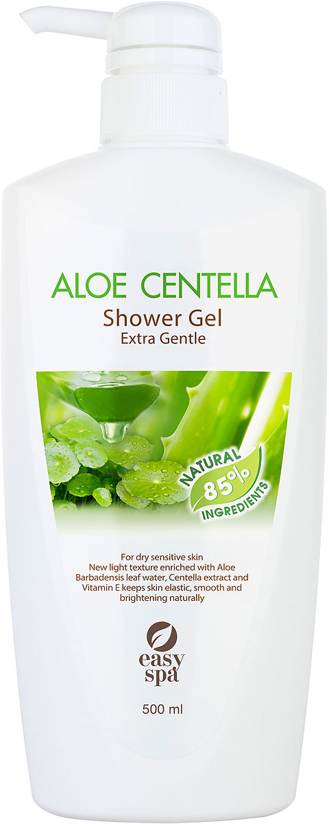 Easy Spa Гель для душа для чувствительной кожи Aloe Centella, 500 мл