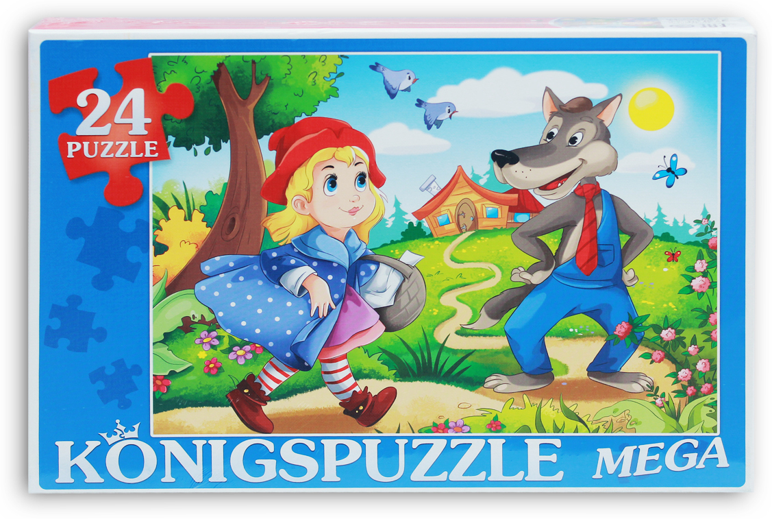 Konigspuzzle Мега-пазл для малышей Красная шапочка-2