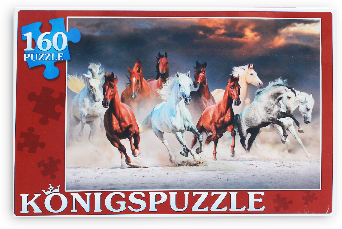 Konigspuzzle Пазл Табун лошадей