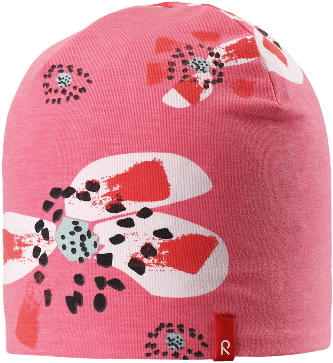 Шапка детская Reima, цвет: кораллово-розовый. 5285833293. Размер 56