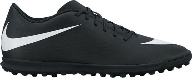Бутсы мужские Nike BravataX II (TF) , цвет: черный, белый. 844437-001. Размер 10,5 (43,5)