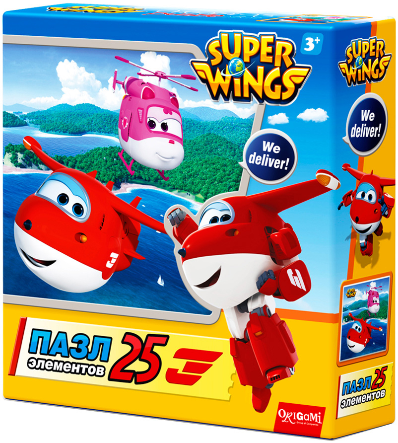 Super Wings Пазл для малышей На островах