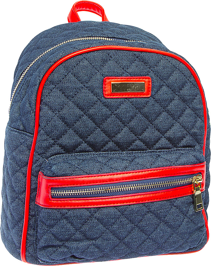 Рюкзак женский Keddo, цвет: синий, красный. 387121/06-02