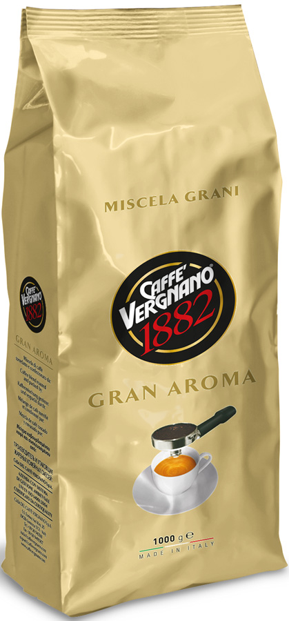где купить Vergnano Gran aroma кофе в зернах, 1 кг по лучшей цене