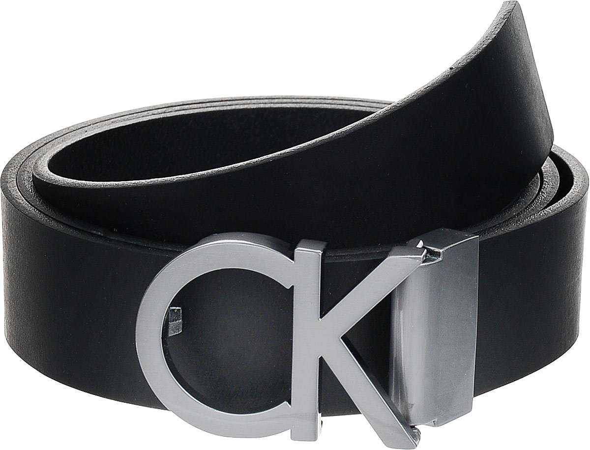 Ремень мужской Calvin Klein Jeans, цвет: черный. K50K503266/001. Размер 100