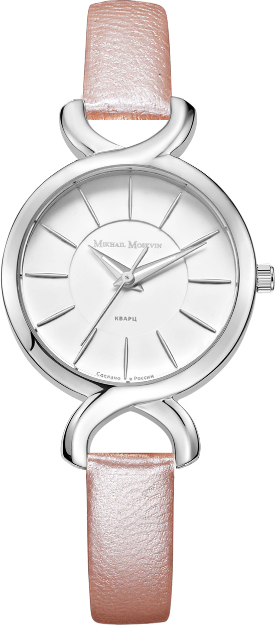 Часы наручные женские Mikhail Moskvin, цвет: серебристый, светло-бежевый. 1258A1L5-4